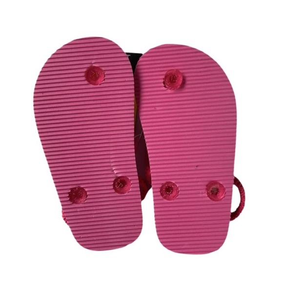 NEW Children's Disney Minnie Mouse Flip Flops Size M (7/8) - Picture 3 of 5